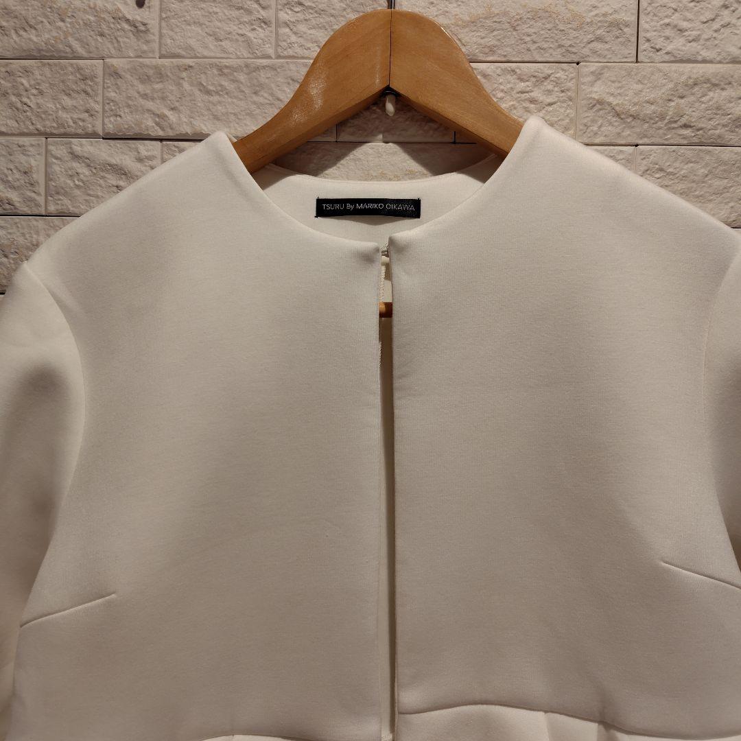 k*e様 TSURU By MARIKOOIKAWA ノーカラージャケット