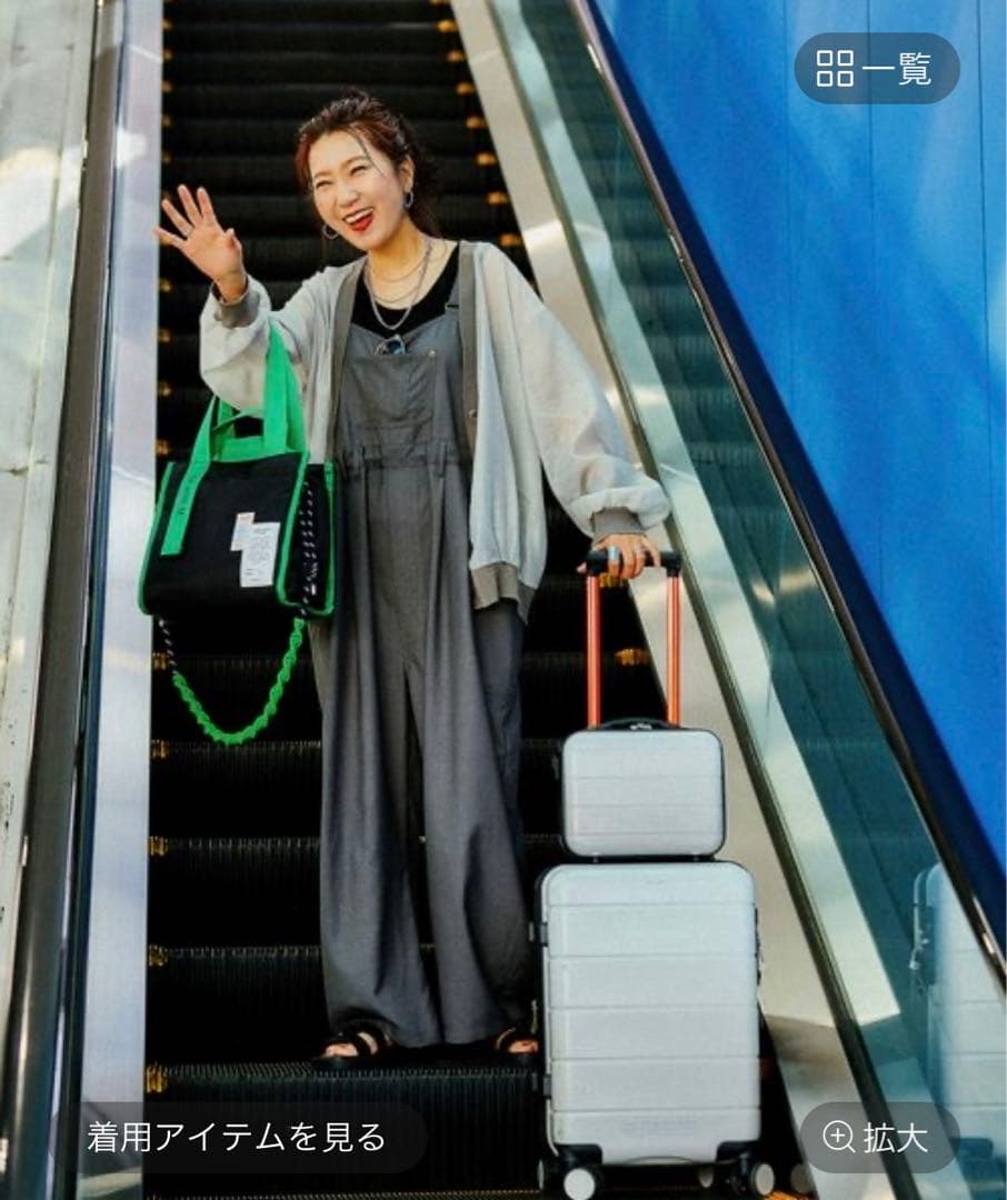 ニコアンド スタッフ be with M Misayo ラクテロサロペット L