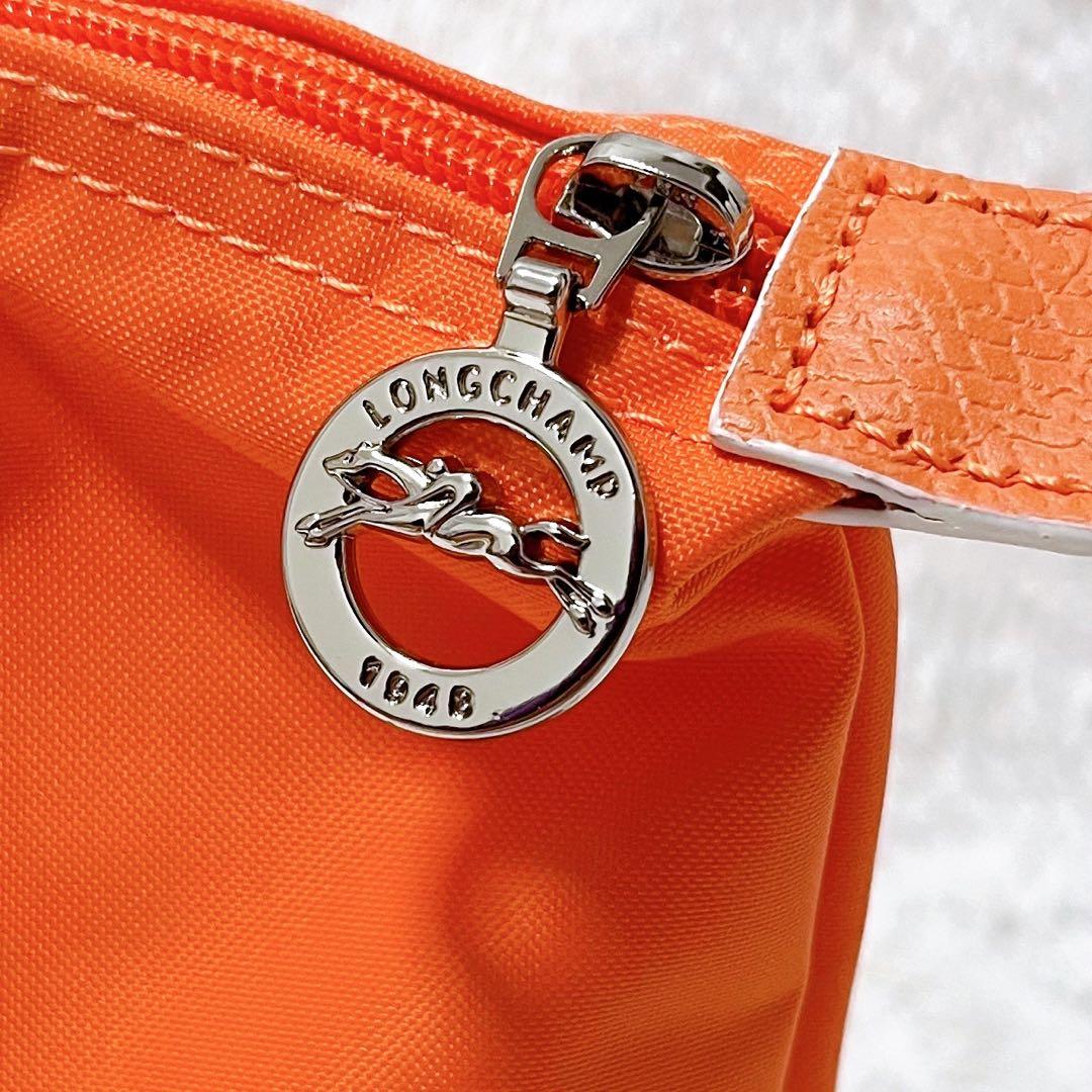【春にピッタリ⭐︎】LONGCHAMP ロンシャントートオレンジ 極美品