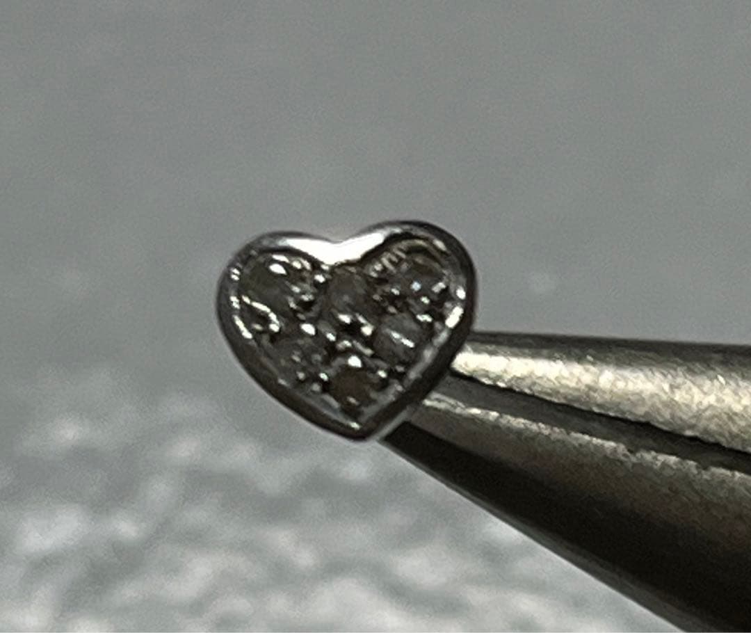 ち*ん様 ダイヤモンド　ピアス　WG K14