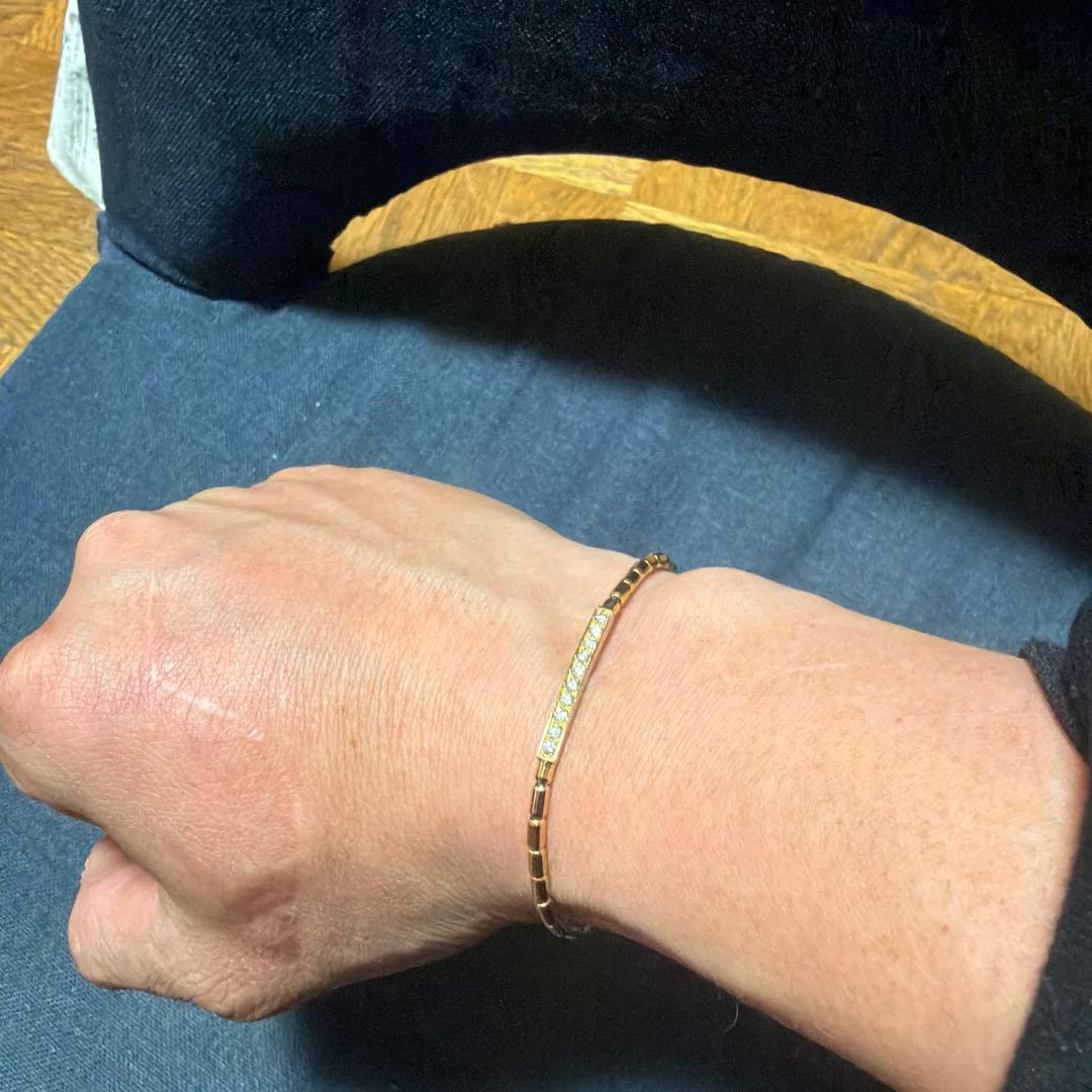 k18ダイヤモンドブレスレット4.2g