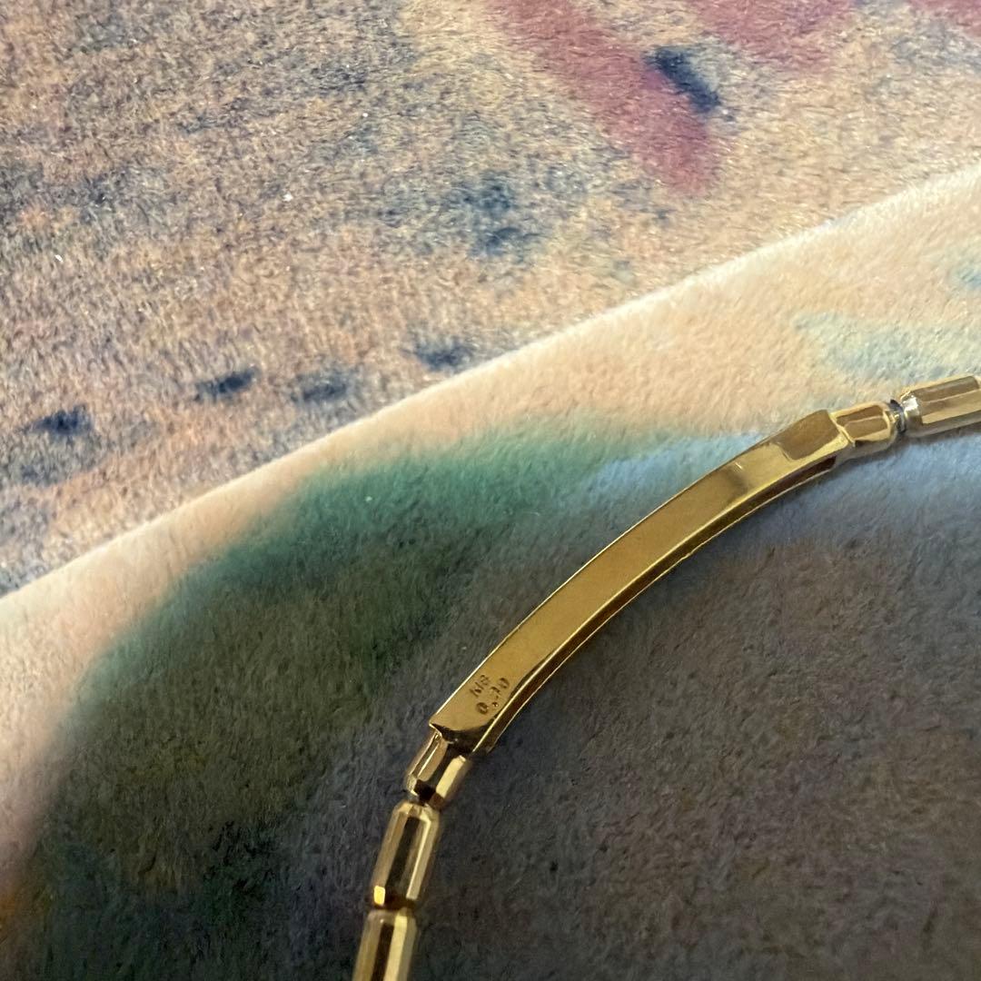 k18ダイヤモンドブレスレット4.2g