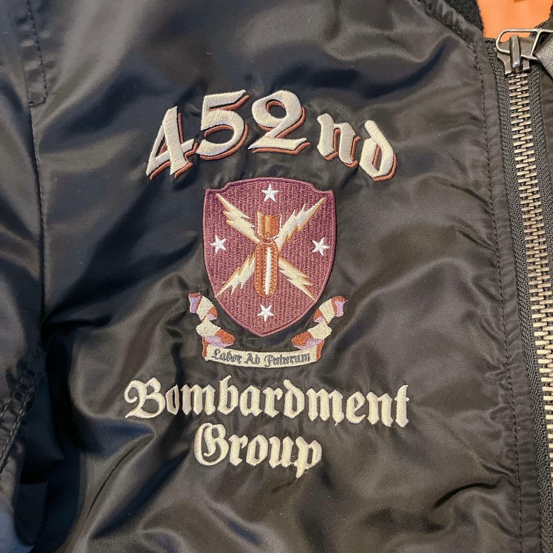 AVIREX 452nd U.S. Air Force イーグル刺繍 MA-1