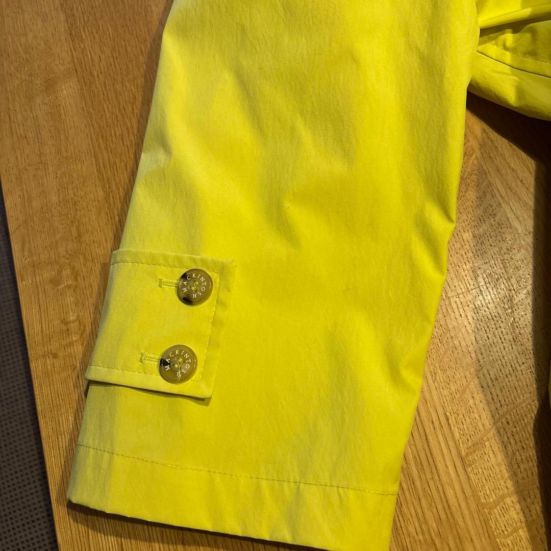 美品Macintosh イエロー　スプリングコート