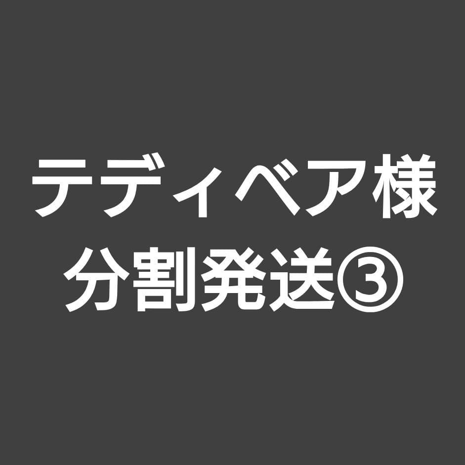 テディベア様 分割発送③