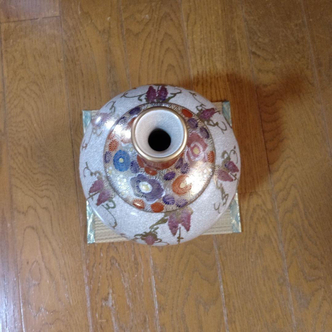 美品！薩摩焼の伝統的な和風花瓶