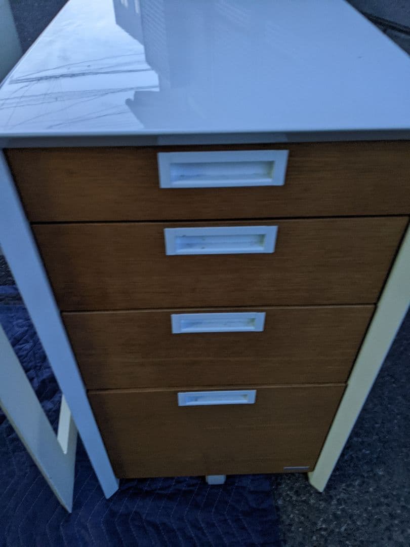 コイズミ　学習机　パソコン机　引き出し付き