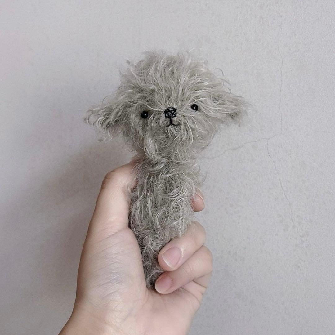 ふさふさワンちゃん 犬 アーティストベア 海外作家様 ハンドメイド ぬいぐるみ