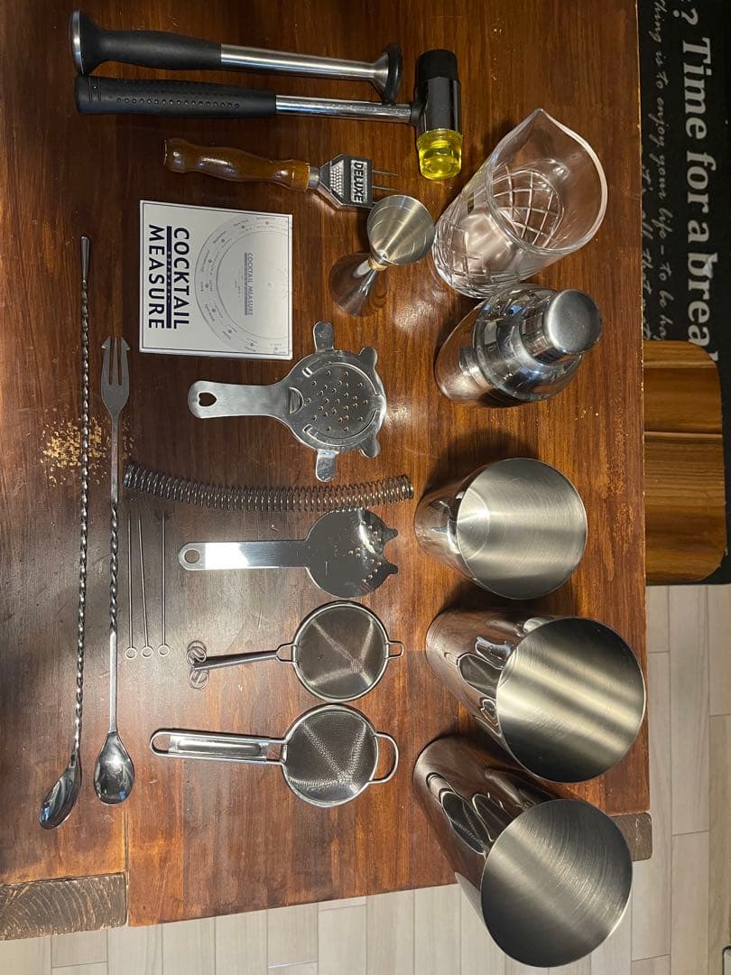 カクテルキット シェーカー ミキシンググラスなど