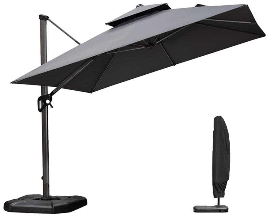 ガーデンパラソル　グレー