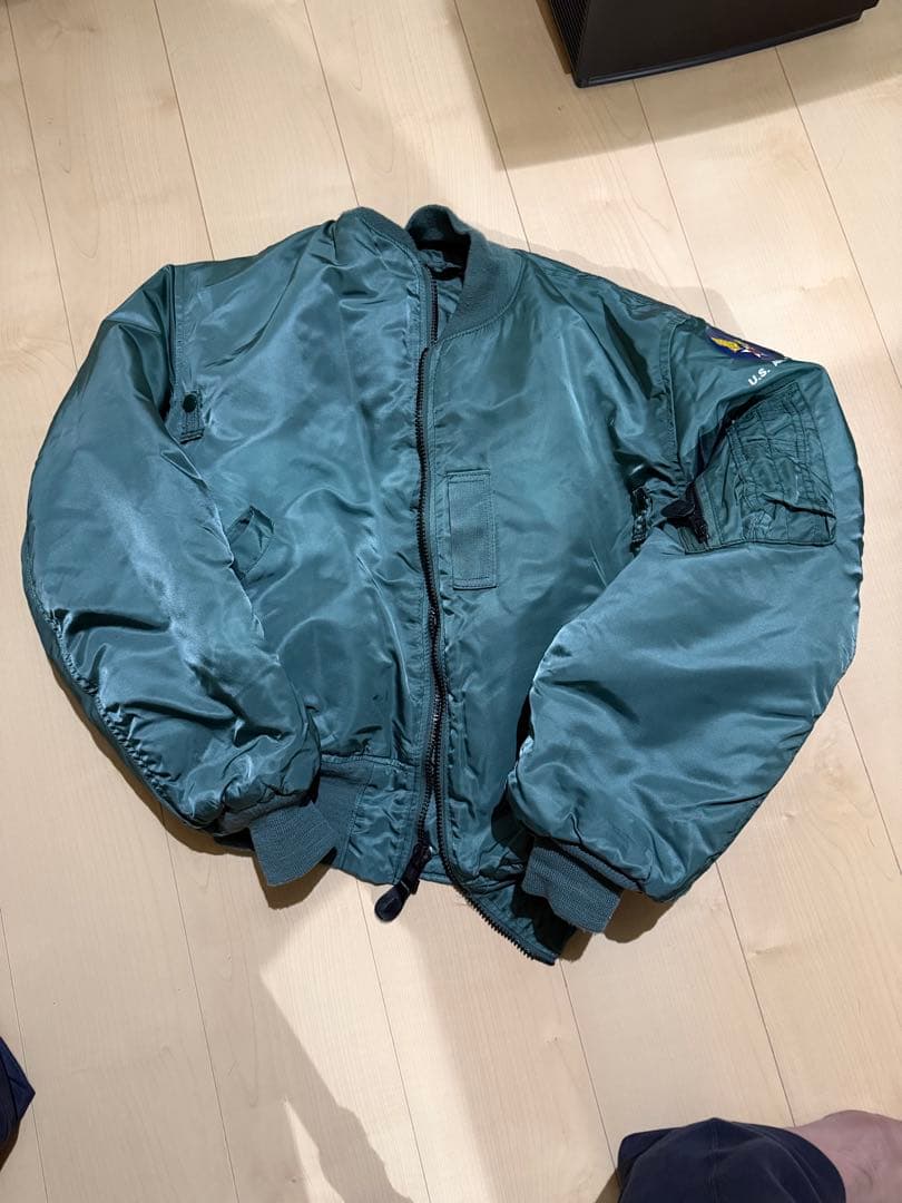 U.S. AIR FORCE MA-1 フライトジャケット グリーン