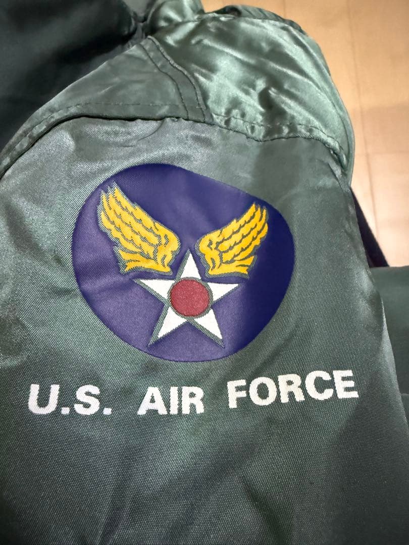U.S. AIR FORCE MA-1 フライトジャケット グリーン