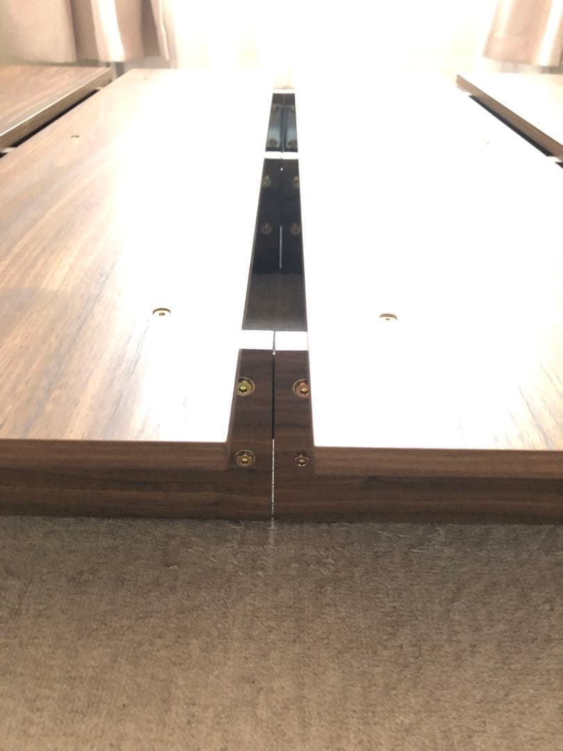 木製セミダブルすのこベッド(ロータイプ)