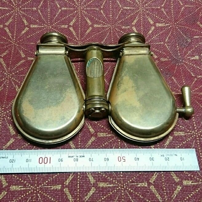アンティーク 双眼鏡 折り畳み式