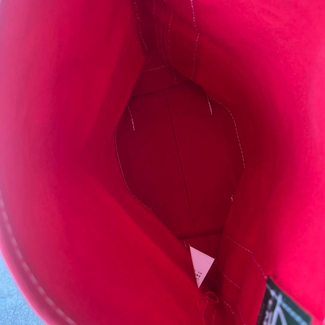 TEMBEAバケットトートバック レッド 赤