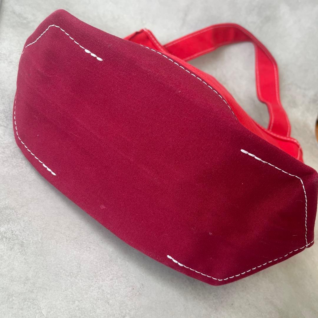 TEMBEAバケットトートバック レッド 赤