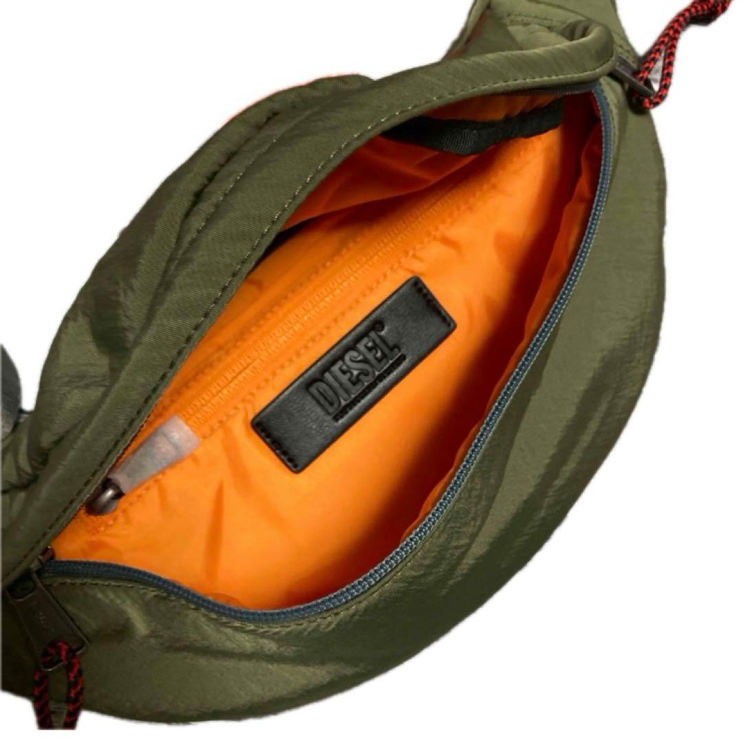 DIESEL ディーゼル ボディバック X09372 カーキ 未使用品