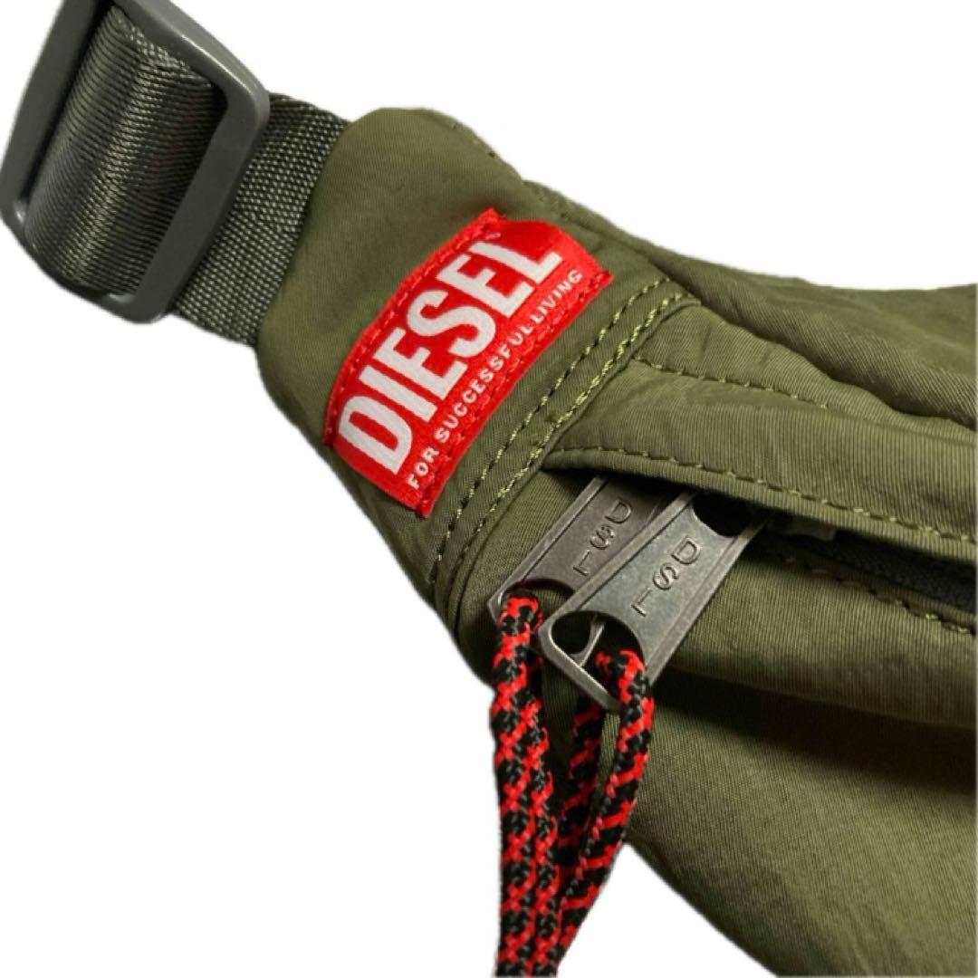 DIESEL ディーゼル ボディバック X09372 カーキ 未使用品