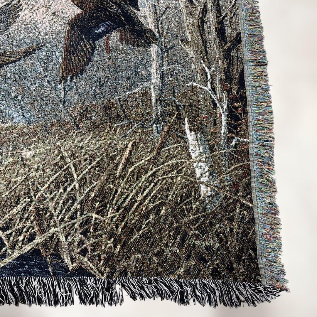 カモ　マルチカバー　ソファカバー　ヴィンテージラグ　130x177