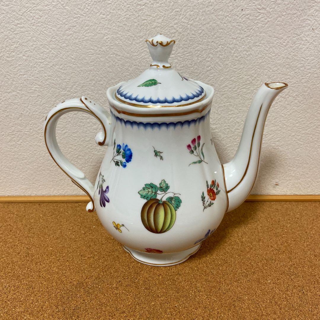 リチャードジノリ イタリアンフルーツ セット コーヒーカップ ポット クリーマー