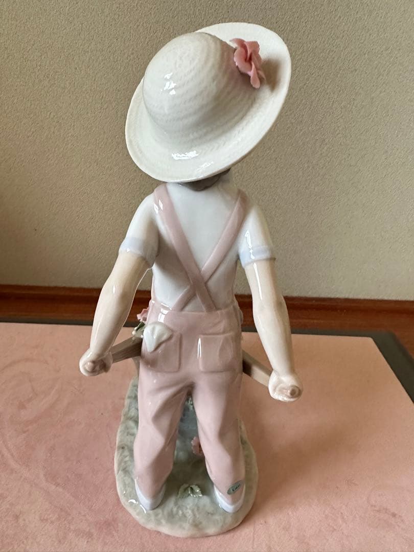 LLADRO リヤドロ 【花車を押す少年 】美品 絶版