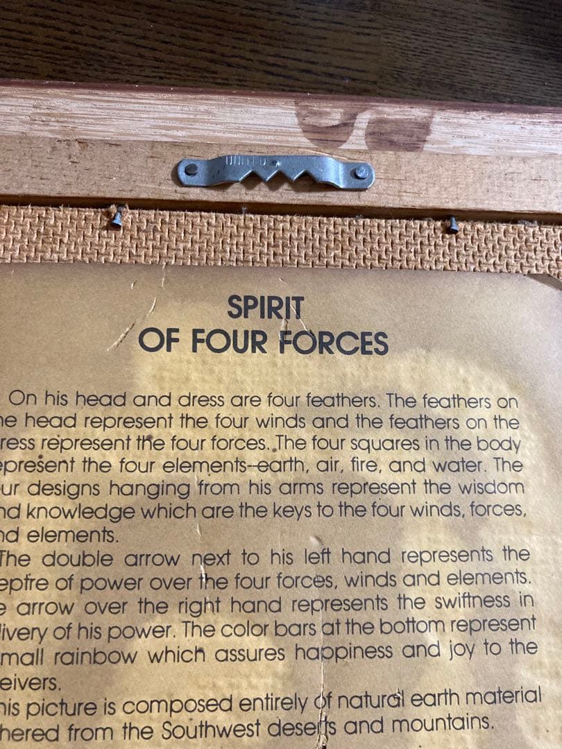 砂絵アート 木製フレーム　USA サンドアート　希少アート作品