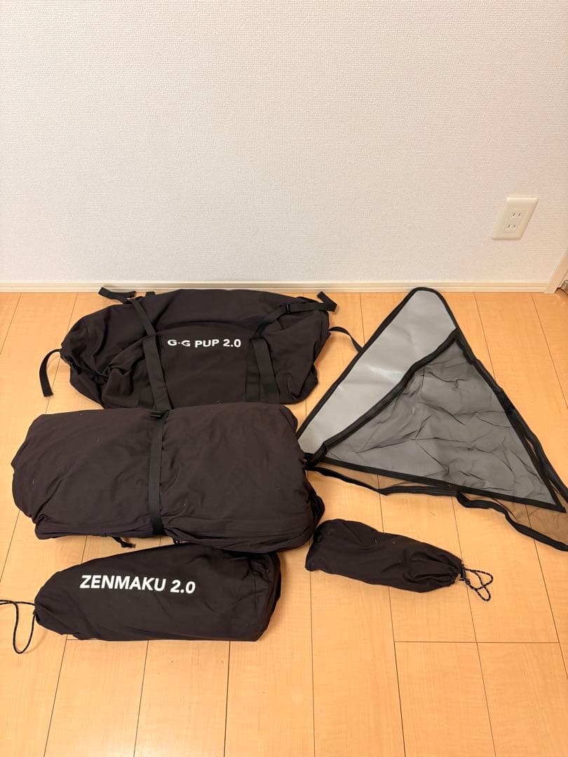 GO Glamping G・G PUP 2.0 パップテントTC 黒