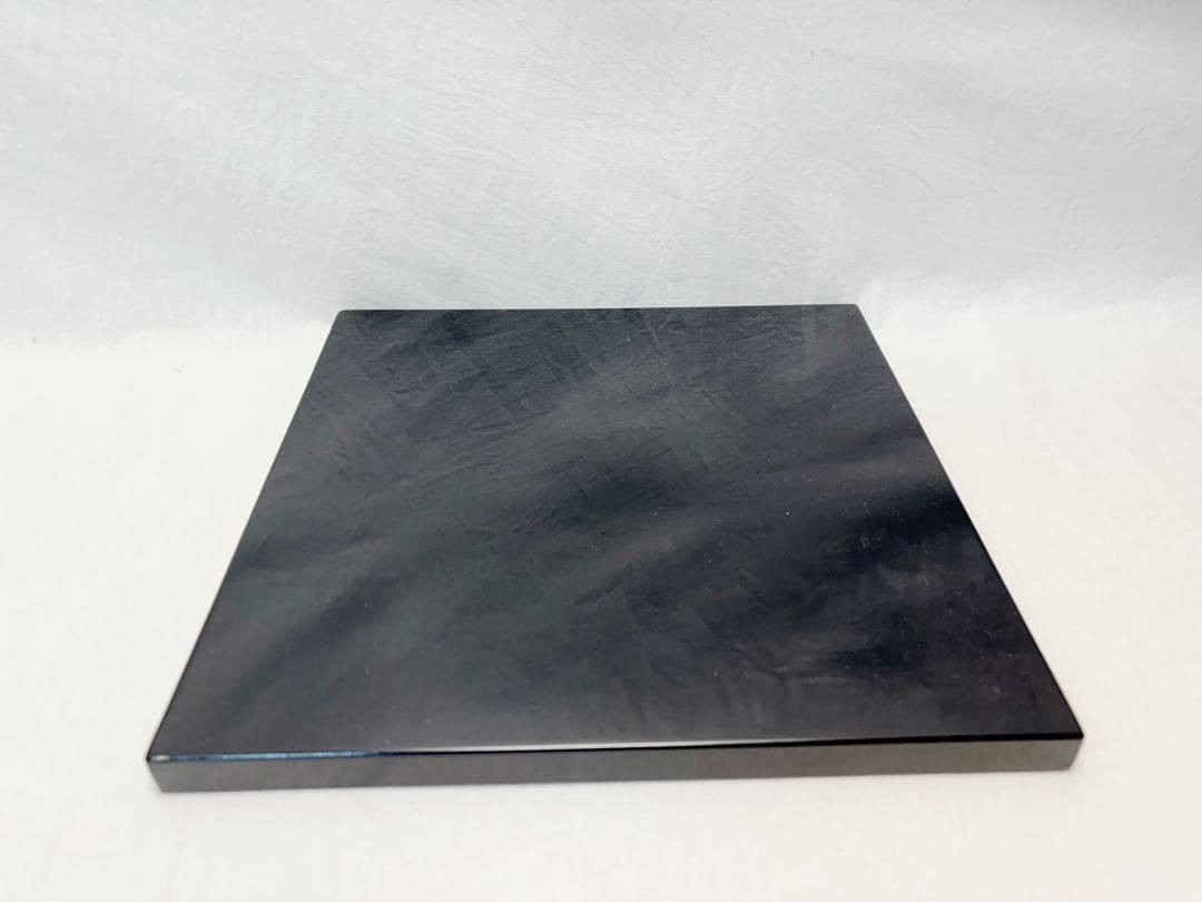 未使用 茶道具 月松斎造 尺一 黒塗 眉風炉 陶印 灰匙 火箸 前瓦 敷板 元箱