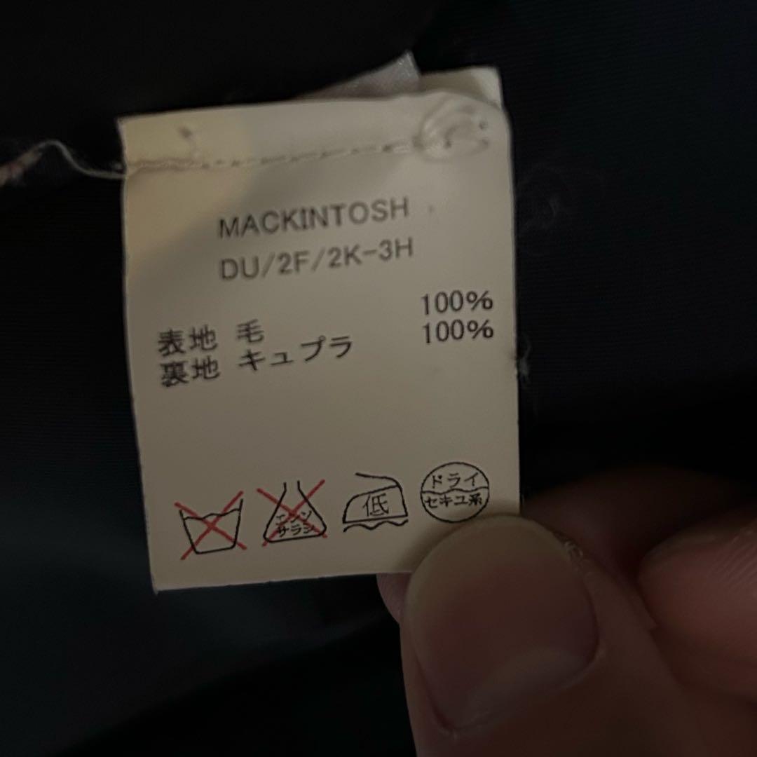 MACKINTOSH GR-001 ステンカラーコート 42 ネイビー