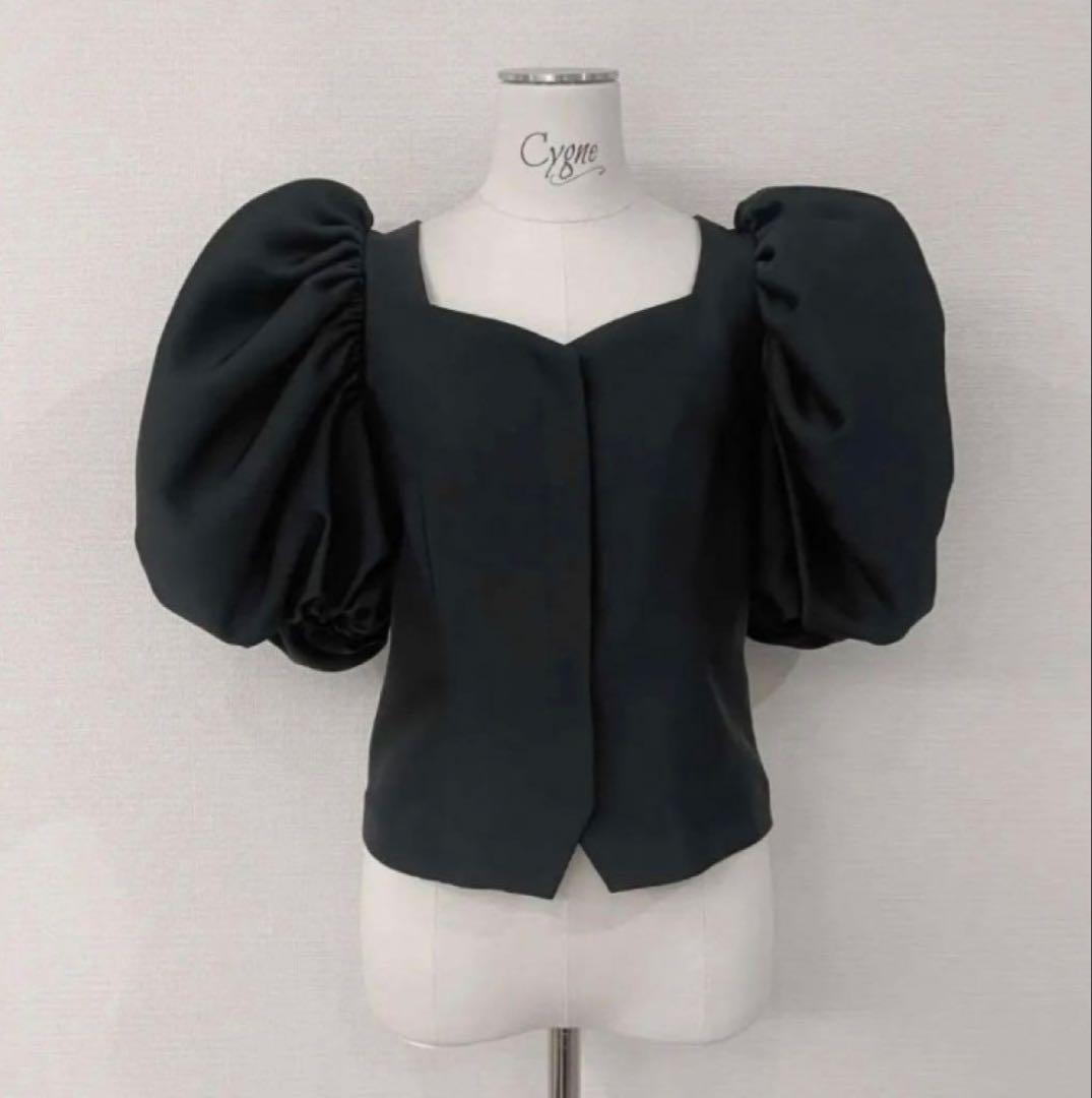 cygne シーニュ　バルーンギャザーブラウス