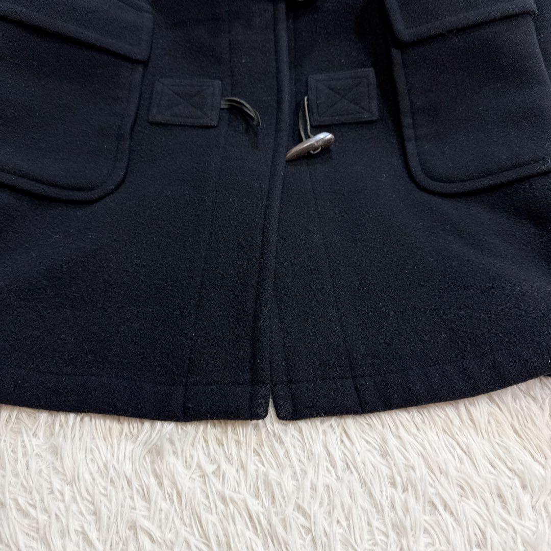 【美品】バーバリーブルーレーベルダッフルコート ノバチェック フード付き 38