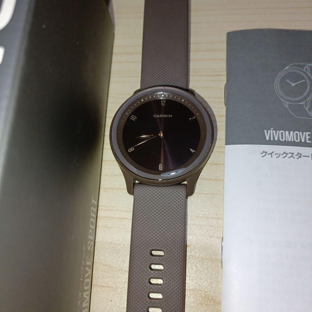 【美品】GARMIN VIVOMOVE SPORT ブラウン