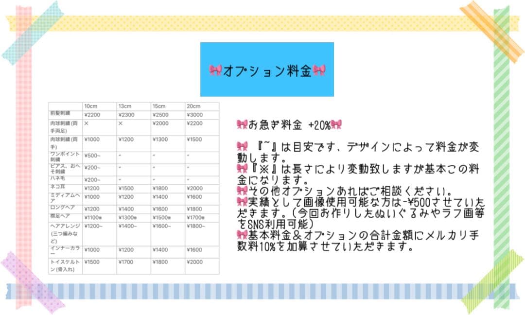 しししし。オーダーページ