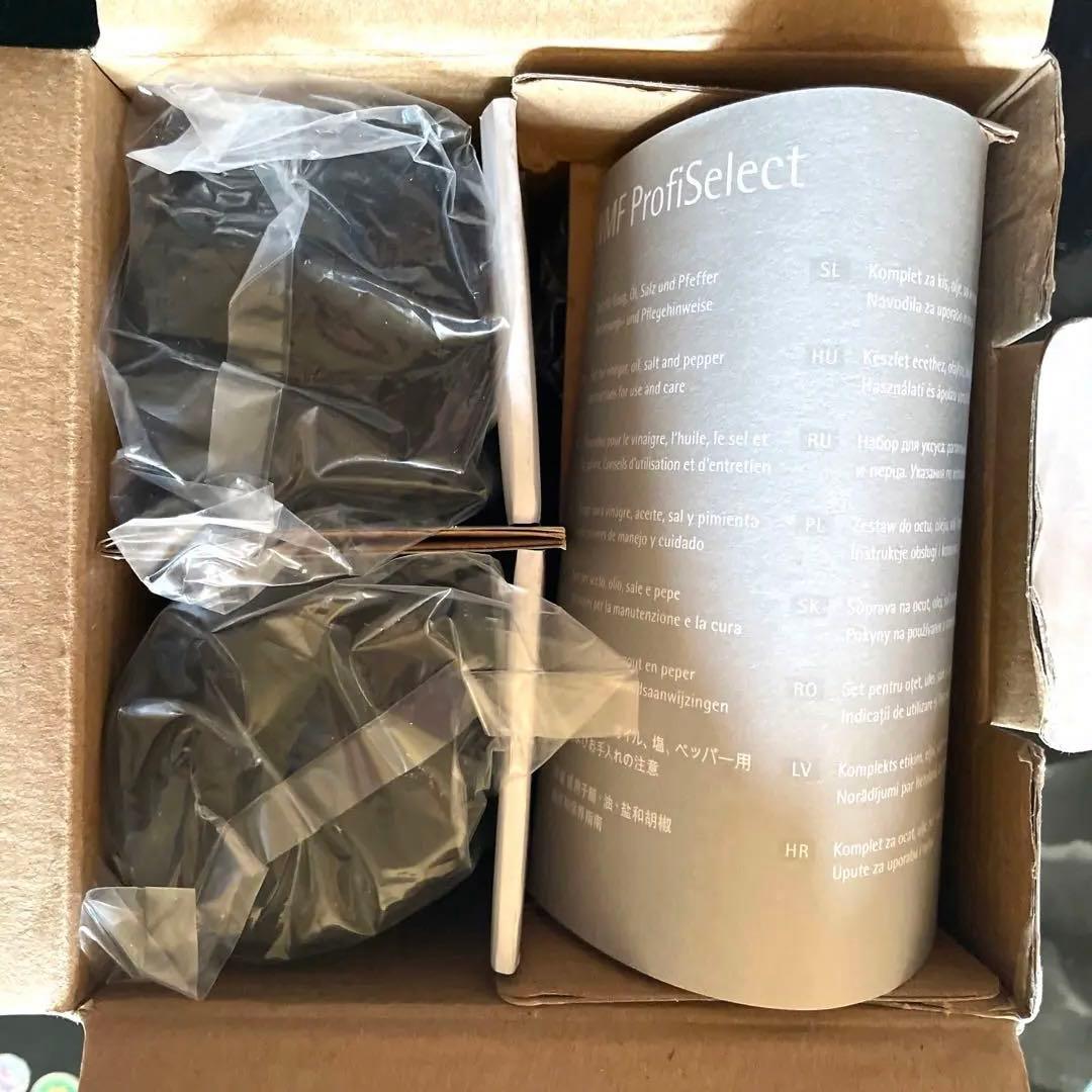 【ドイツ製】WMF ProfiSelect4点セットビネガー、オイル塩ペッパー用