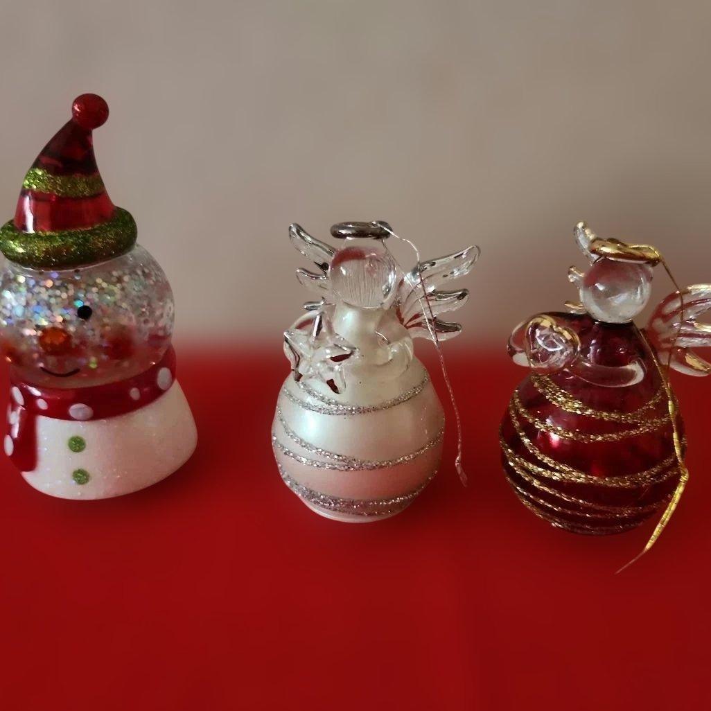 楽しいクリスマス飾りいろいろ　オーナメント　ツリー　サンタ　雪だるま　ボール　星