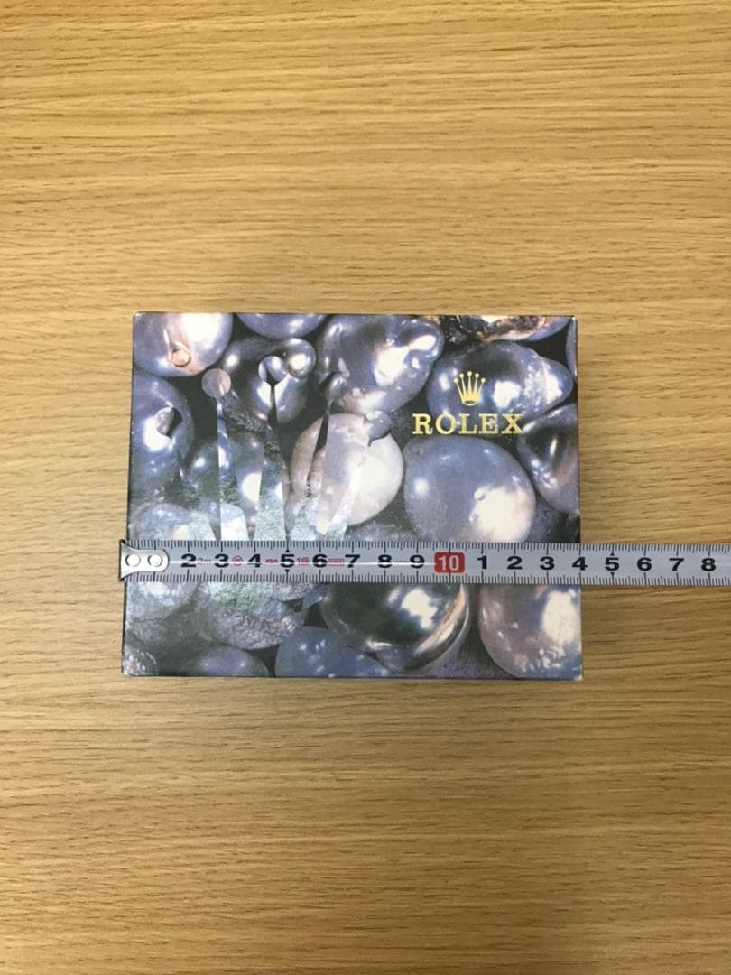 AN074 ロレックス レザーケース 赤　レッド　箱のみ　本体無し