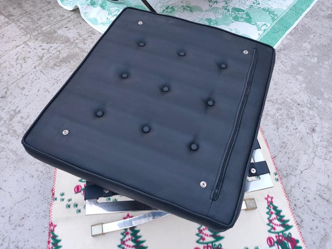 【送料込み】本革☆バルセロナチェア スツールA☆リプロダクト☆美品