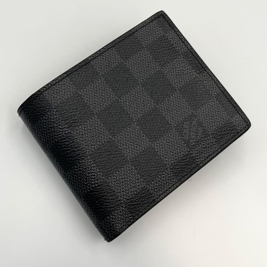 RFID/美品★ルイヴィトン　ダミエグラフィット　ポルトフォイユ・マルコ