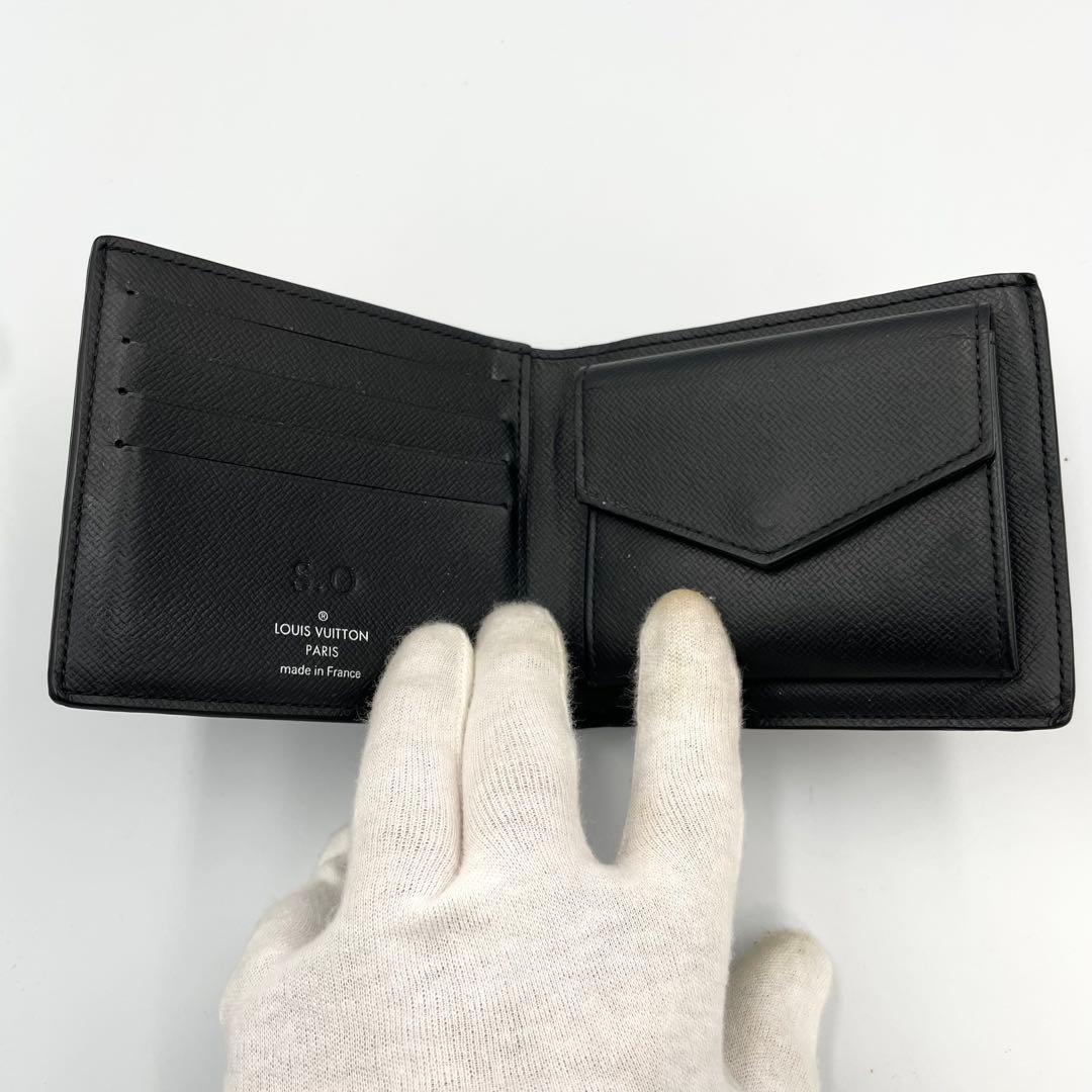 RFID/美品★ルイヴィトン　ダミエグラフィット　ポルトフォイユ・マルコ