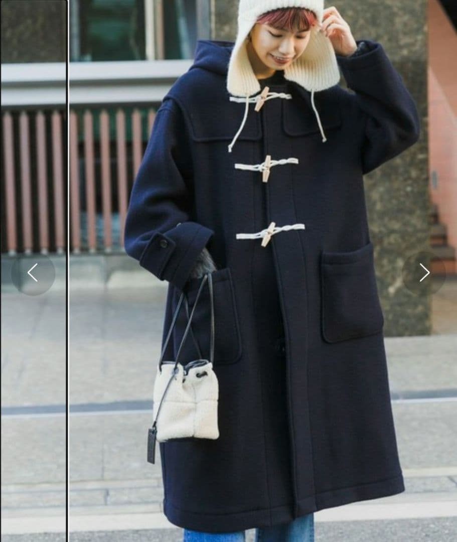 URBAN RESEARCH ウールパイルダッフルコート