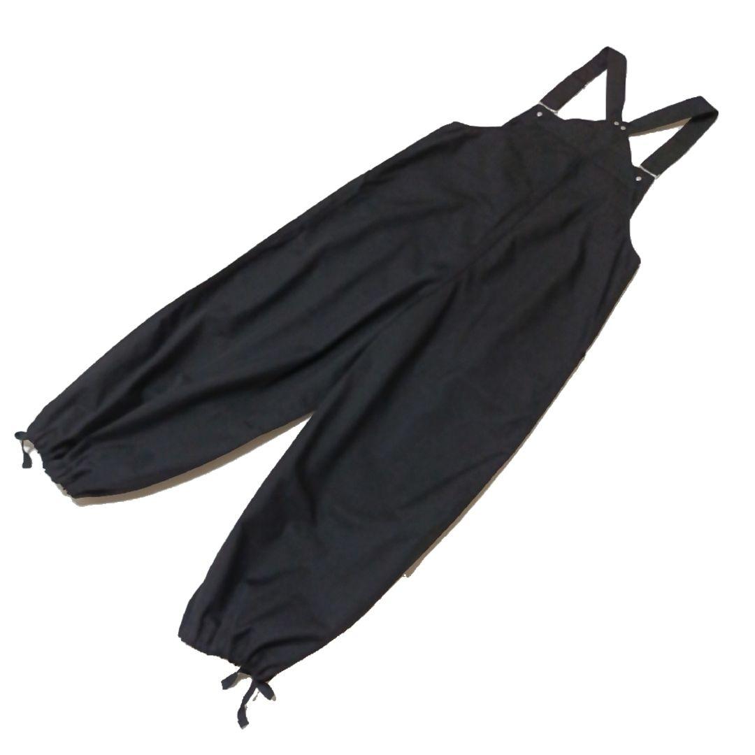 新品　アングリッド　ミリタリールーズサロペット　オーバーオール　ゆったり　黒