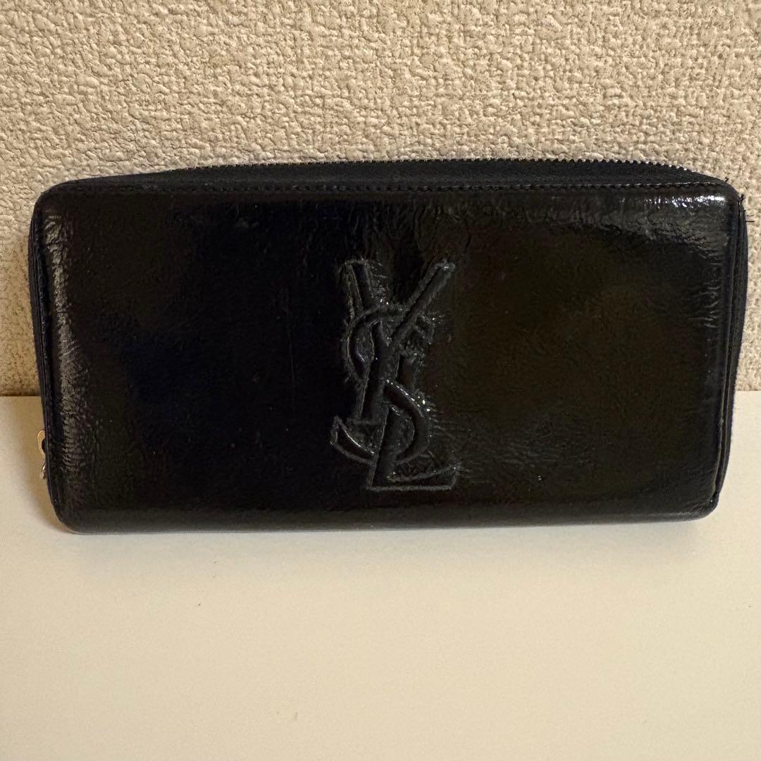 【男女兼用】美品　YSL サンローラン　ブラック 長財布