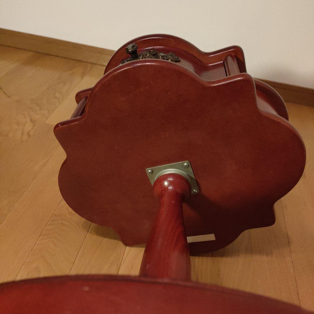 サイドテーブル 花びら型天井 引き出し付 ヴィンテージ アンティーク