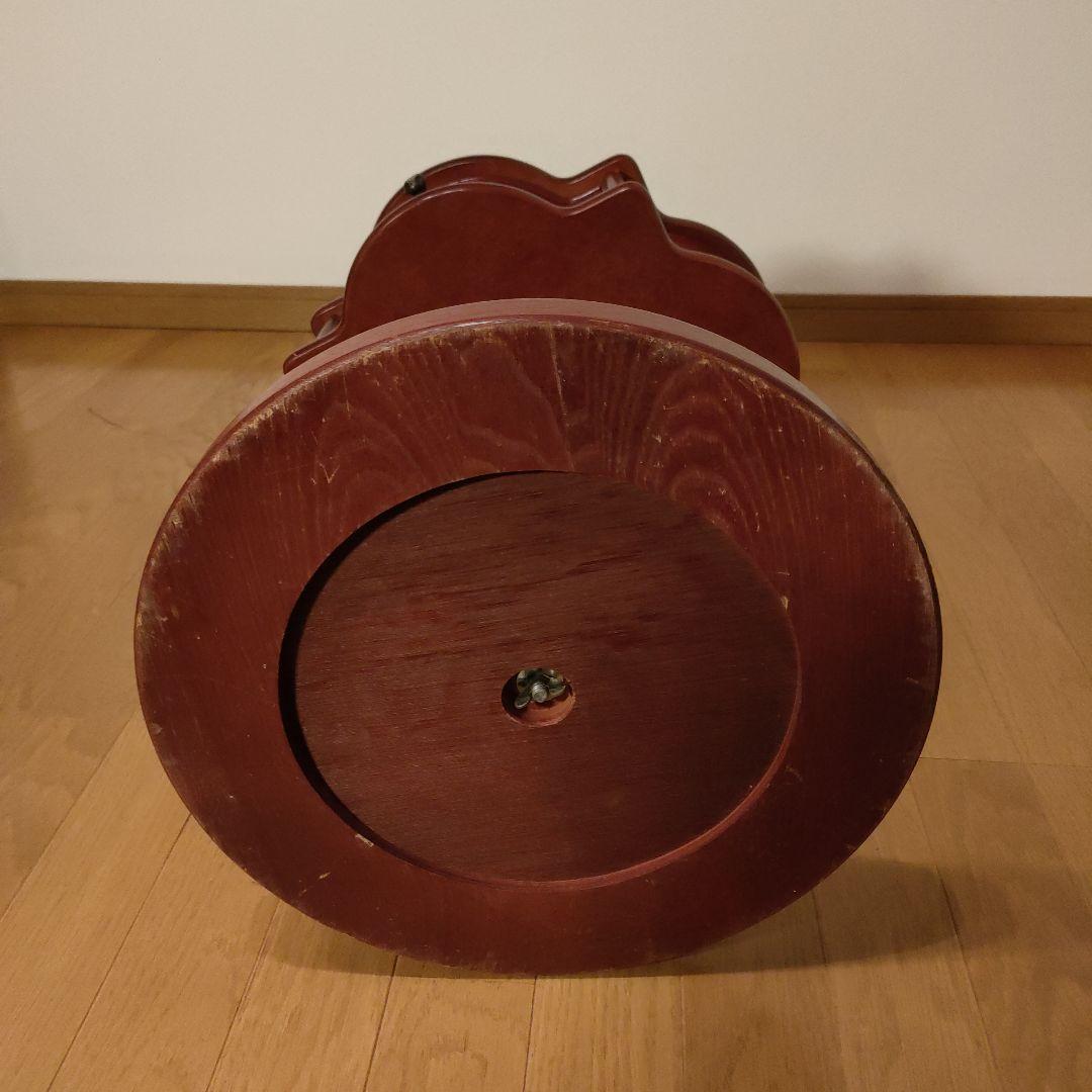 サイドテーブル 花びら型天井 引き出し付 ヴィンテージ アンティーク