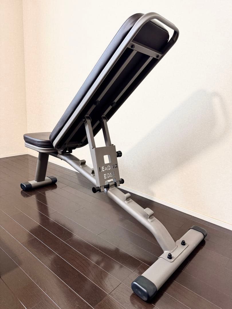 リーディングエッジ マルチポジションフラットベンチ ハイグレードモデル ブラウン