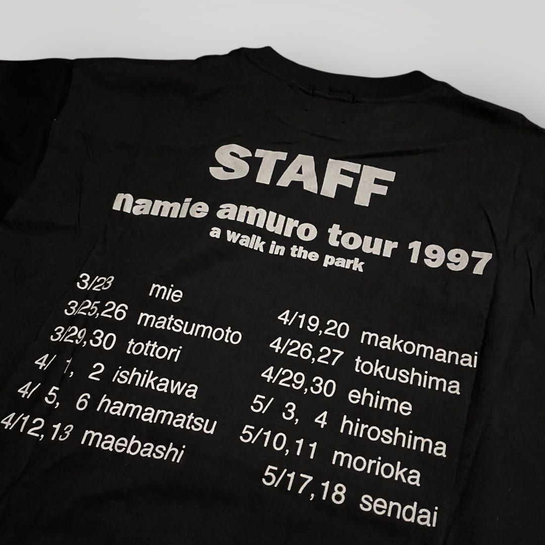 安室奈美恵 1997コンサートツアー STAFF Tシャツ Lサイズ 非売品