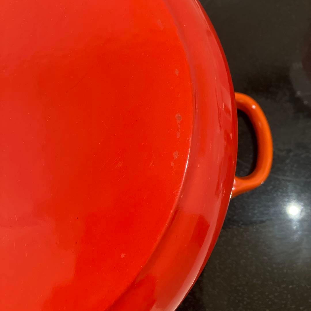 Le Creuset 両手鍋 28cm オレンジ