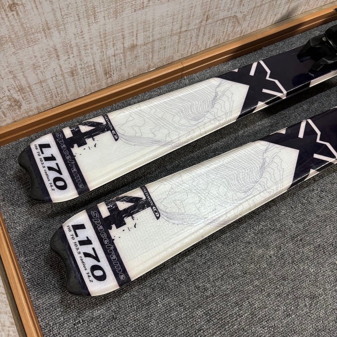 【送料無料】SALOMON カービングスキーストック付き