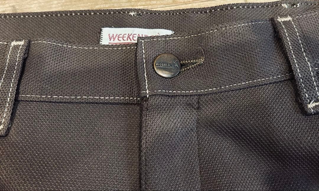スラックス 古着 70s Weekender’s ウィークエンダーズ 美品 33