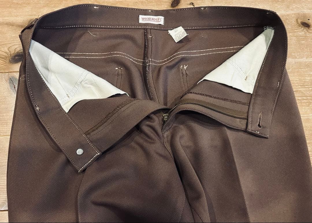 スラックス 古着 70s Weekender’s ウィークエンダーズ 美品 33